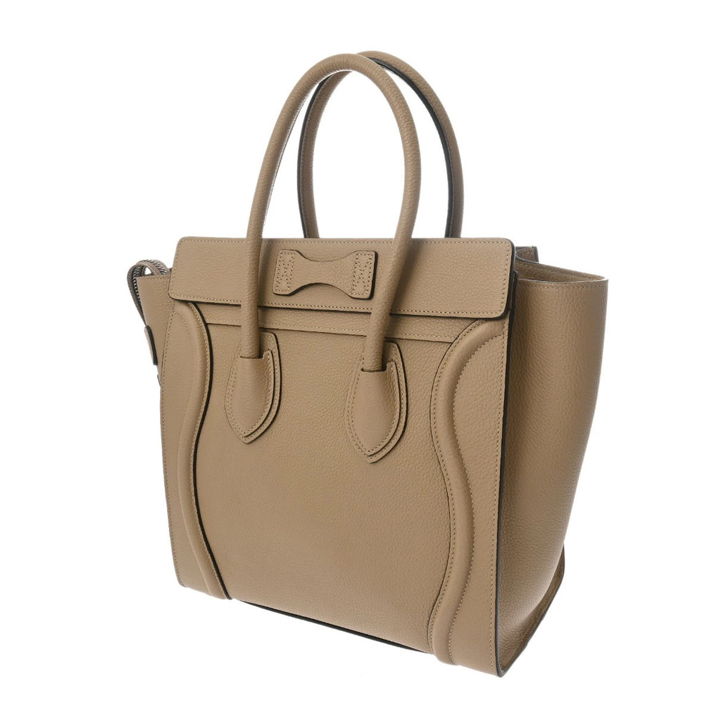 Celine Calf Beige Handbag Shopper Luggage Drum